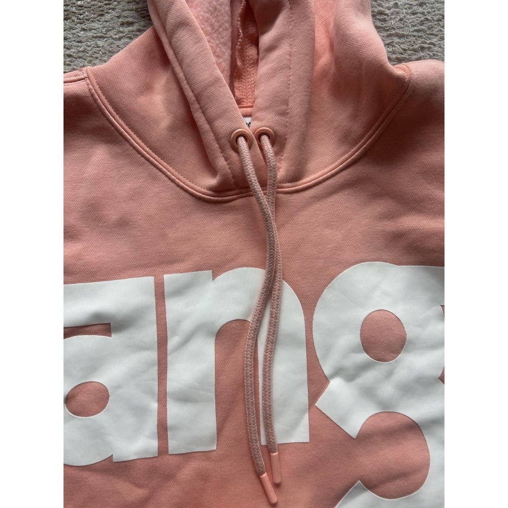 Wrangler Retro Hoodie Pink Orange Graphic Logo Print Western Women's Medium NWT - Picture 4 of 8